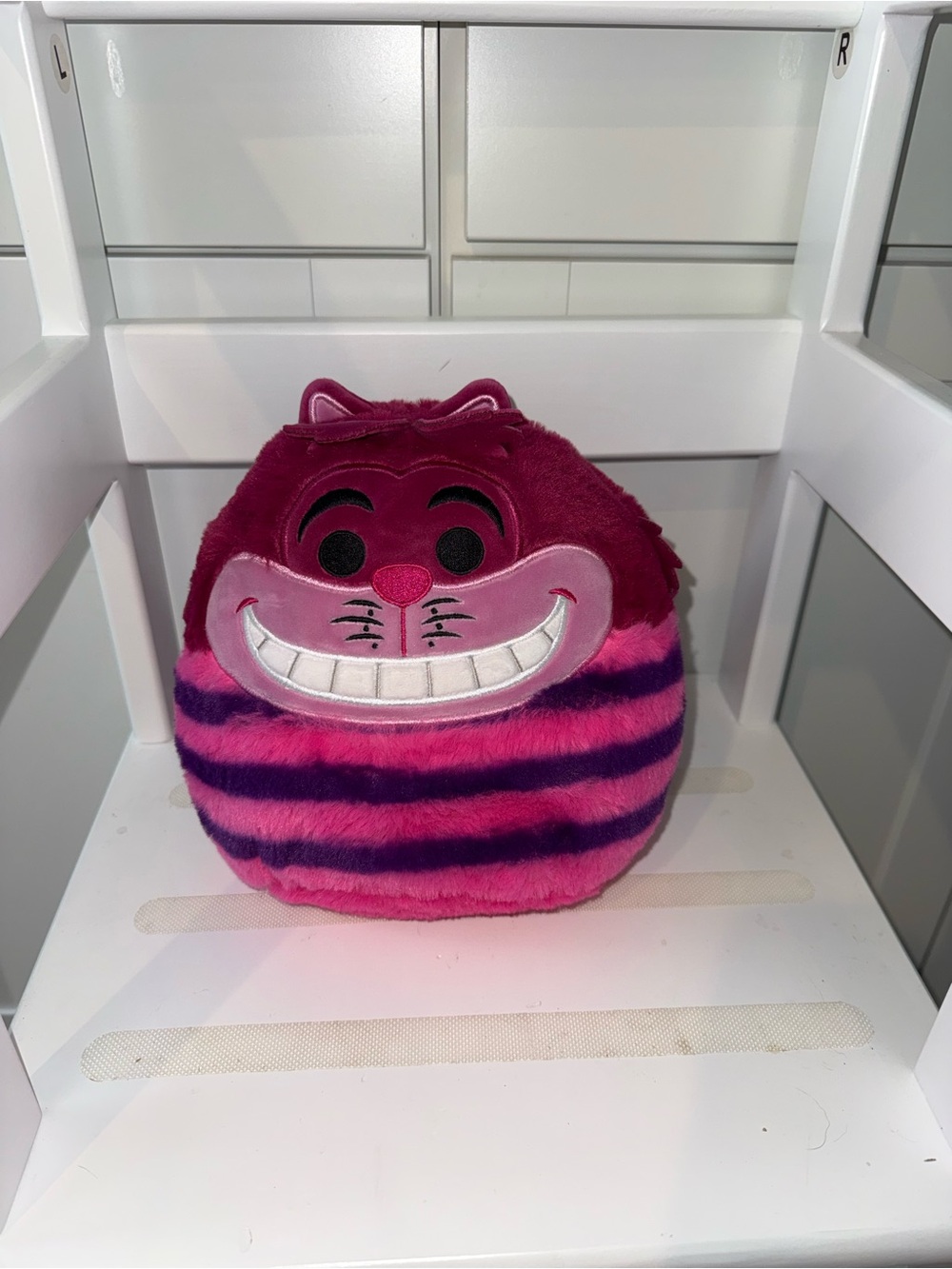Cheshire Cat Plush Round Plush - Pink & Purple